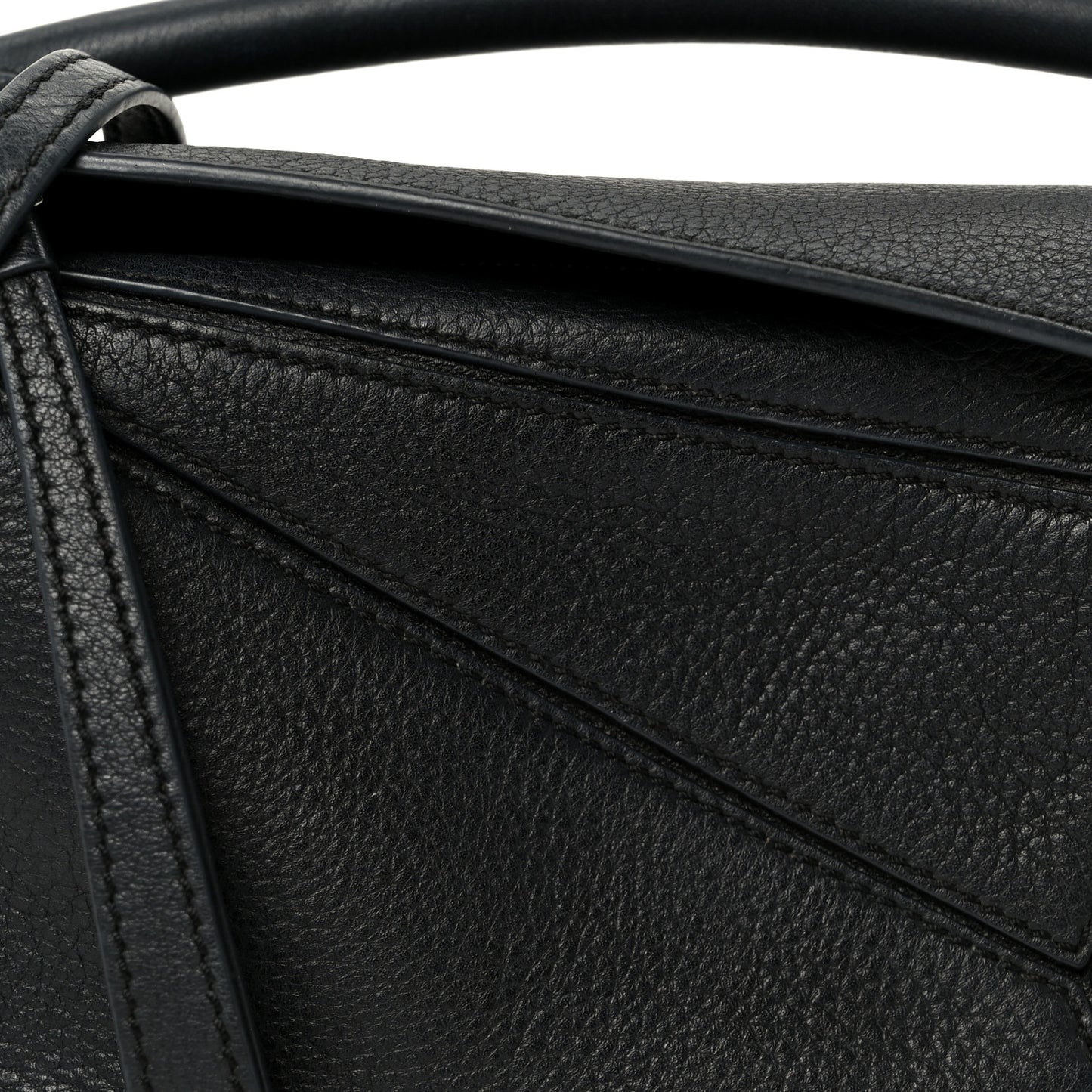 Calfskin Mini Puzzle Bag Black