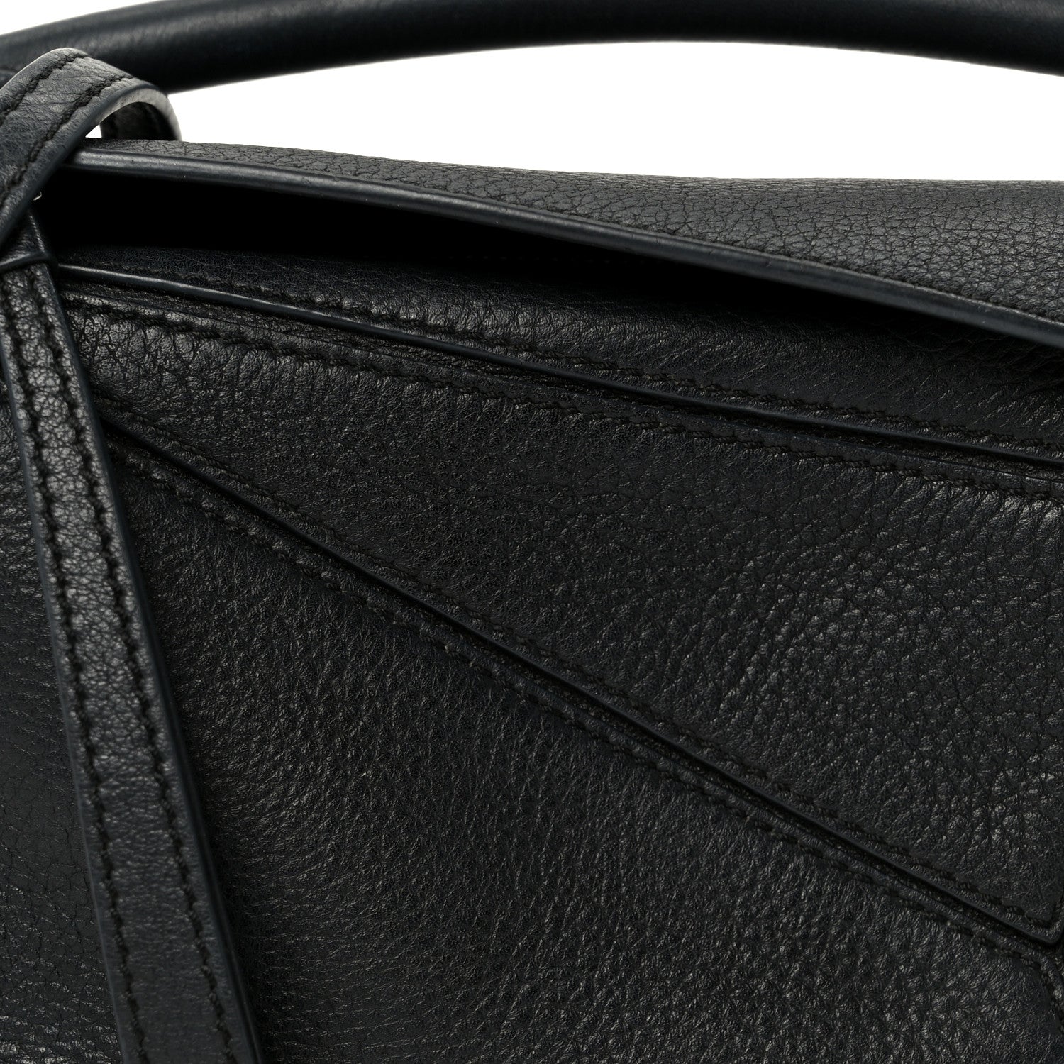 Loewe Calfskin Mini Puzzle Bag Black 10 of 12