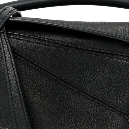 Loewe Calfskin Mini Puzzle Bag Black 10 of 12