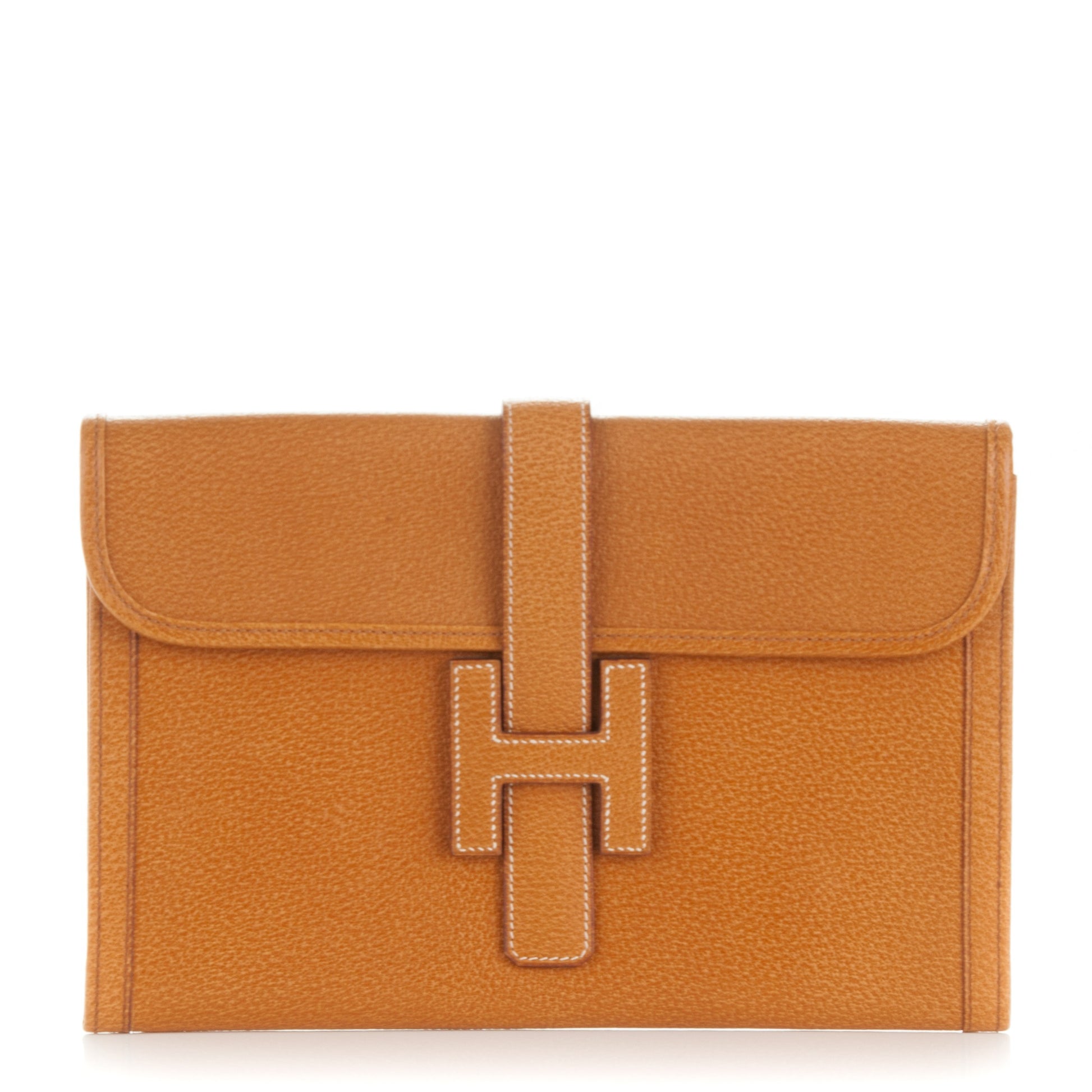 Hermes Peau Porc Jige PM Gold 1 of 7