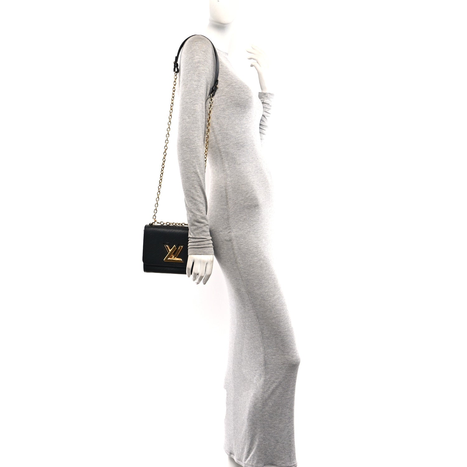 Louis Vuitton Epi Twist Shoulder Bag PM Black 2 of 12