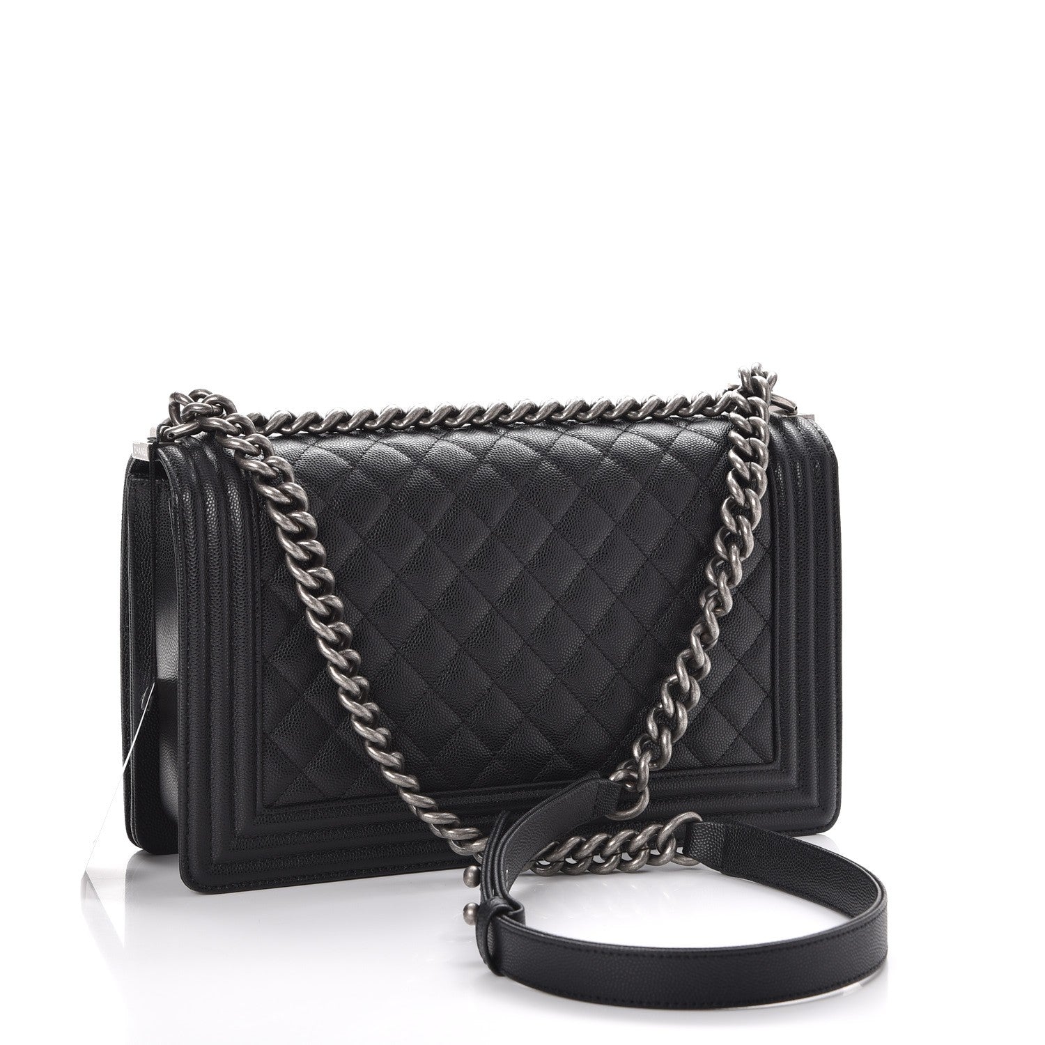 Chanel Caviar Quilted New Medium Boy Flap Black 3 of 8