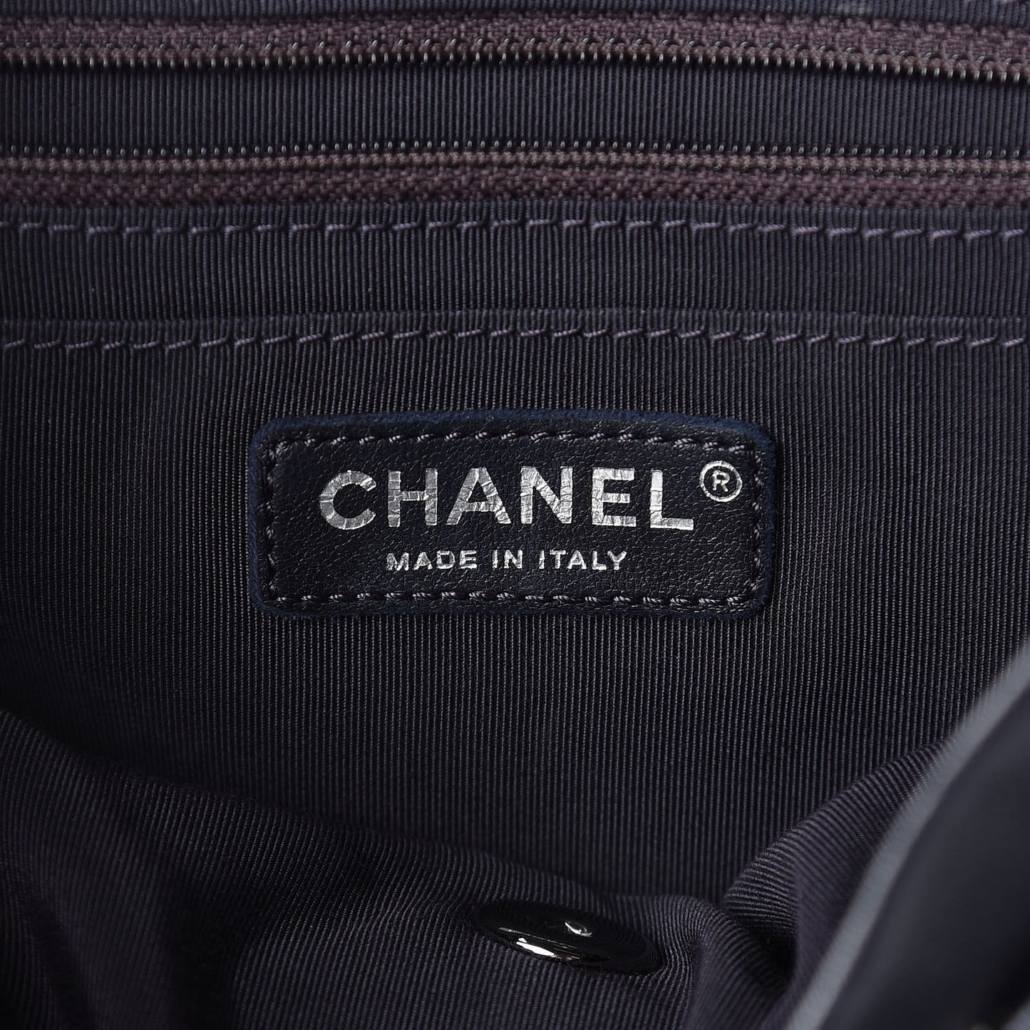 Lambskin Quilted Large Urban Spirit Backpack Navy