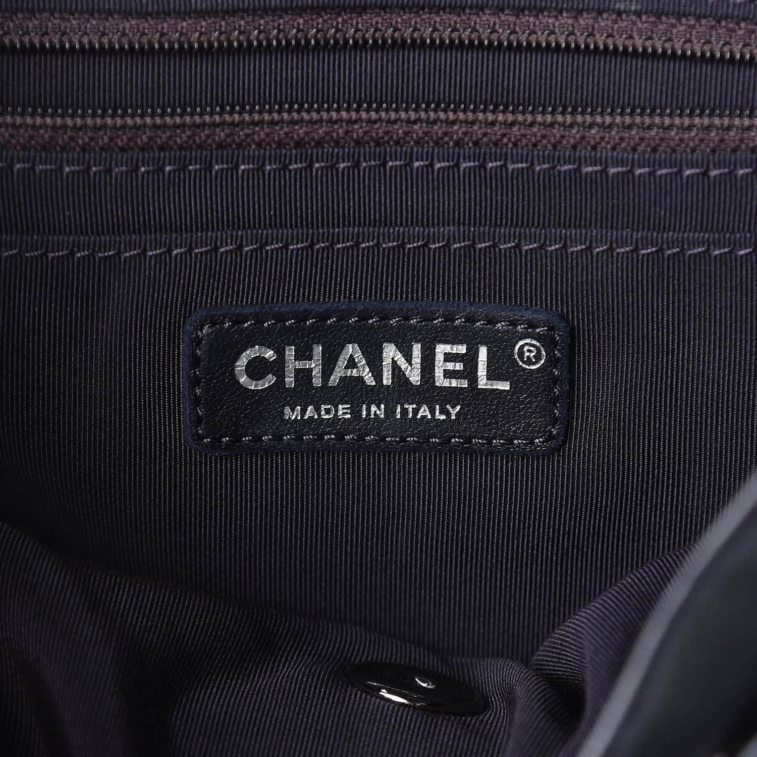 Chanel Lambskin Quilted Large Urban Spirit Backpack Navy 6 of 10