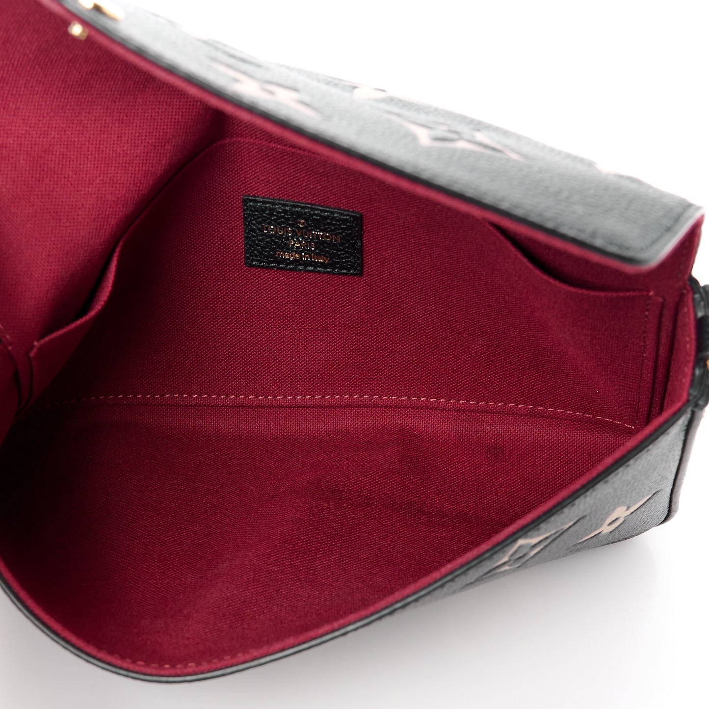 Empreinte Monogram Giant Felicie Pochette Black Beige