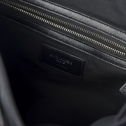 Saint Laurent Calfskin Fringe Festival Backpack Black 7 of 10