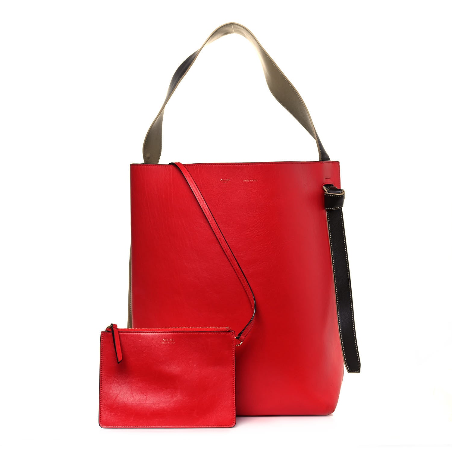 Celine Shiny Smooth Calfskin Small Twisted Cabas Chili Pale Pink 1 of 15