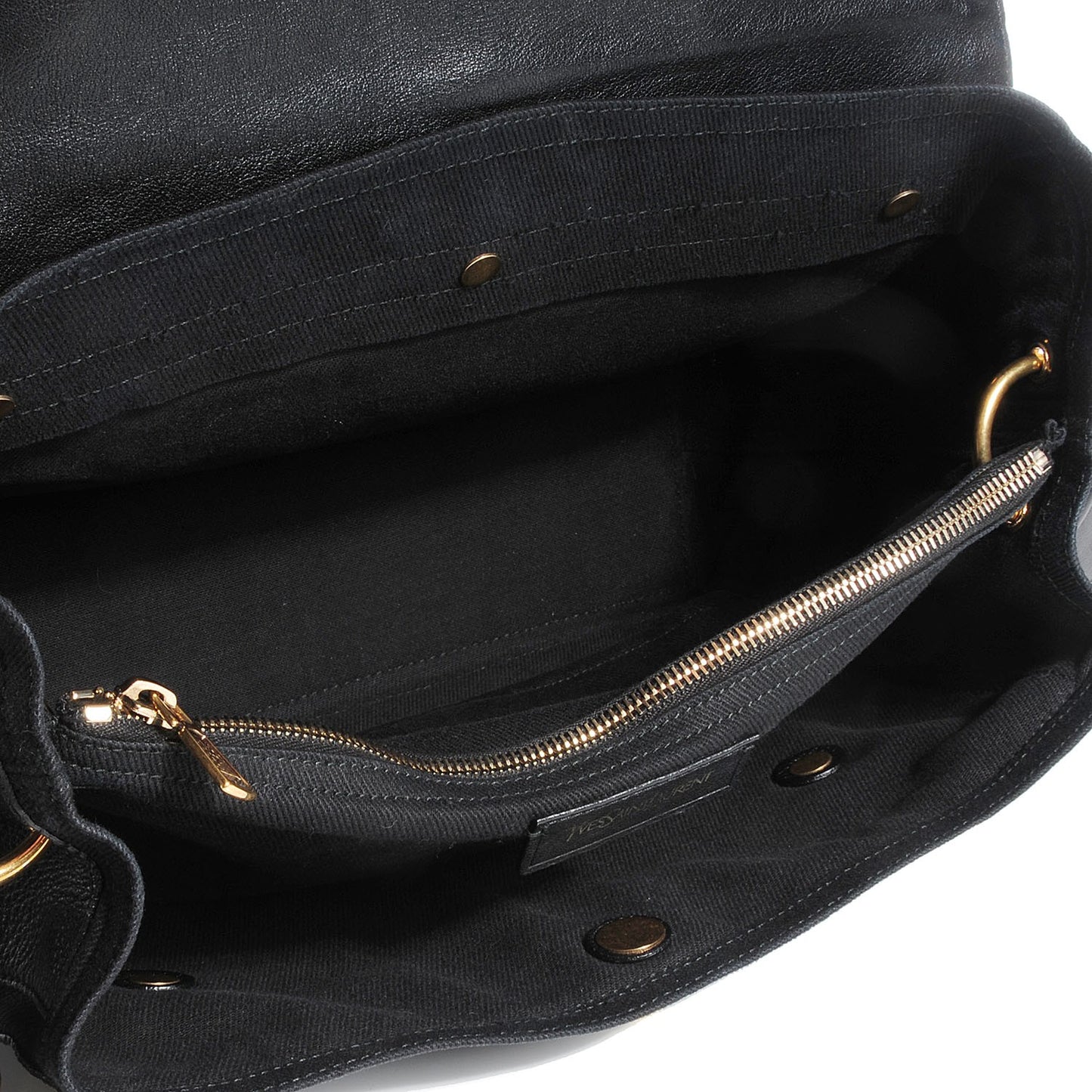 Calfskin Muse Two Messenger Black