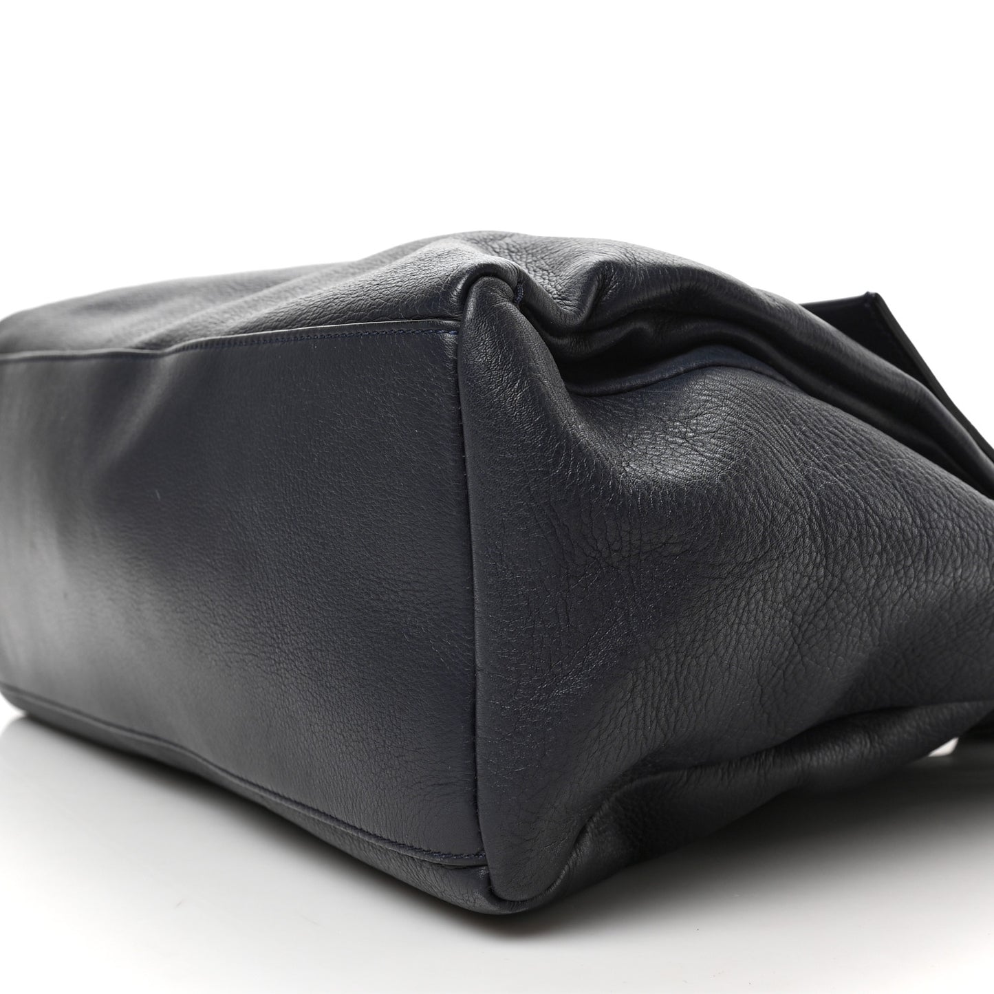 Calfskin Medium Pandora Pure Flap Bag Blue