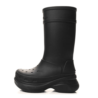 Balenciaga X CROCS Rubber Womens Rain Boots 41 Black 1 of 6