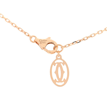 Cartier 18K Pink Gold Diamond D'Amour Heart Pendant Necklace 4 of 4