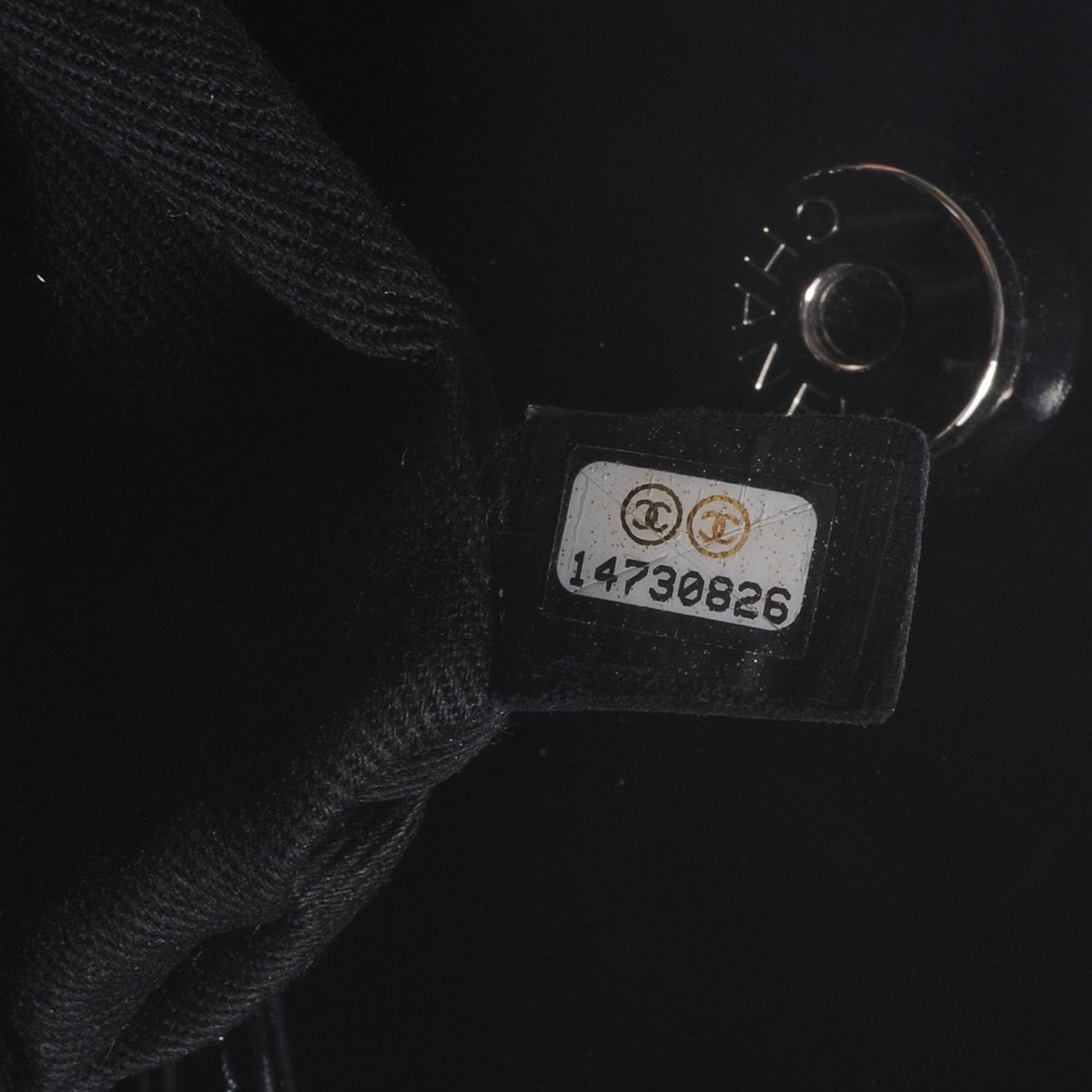 Chanel Patent Quilted Large Just Mademoiselle Black 7 of 7