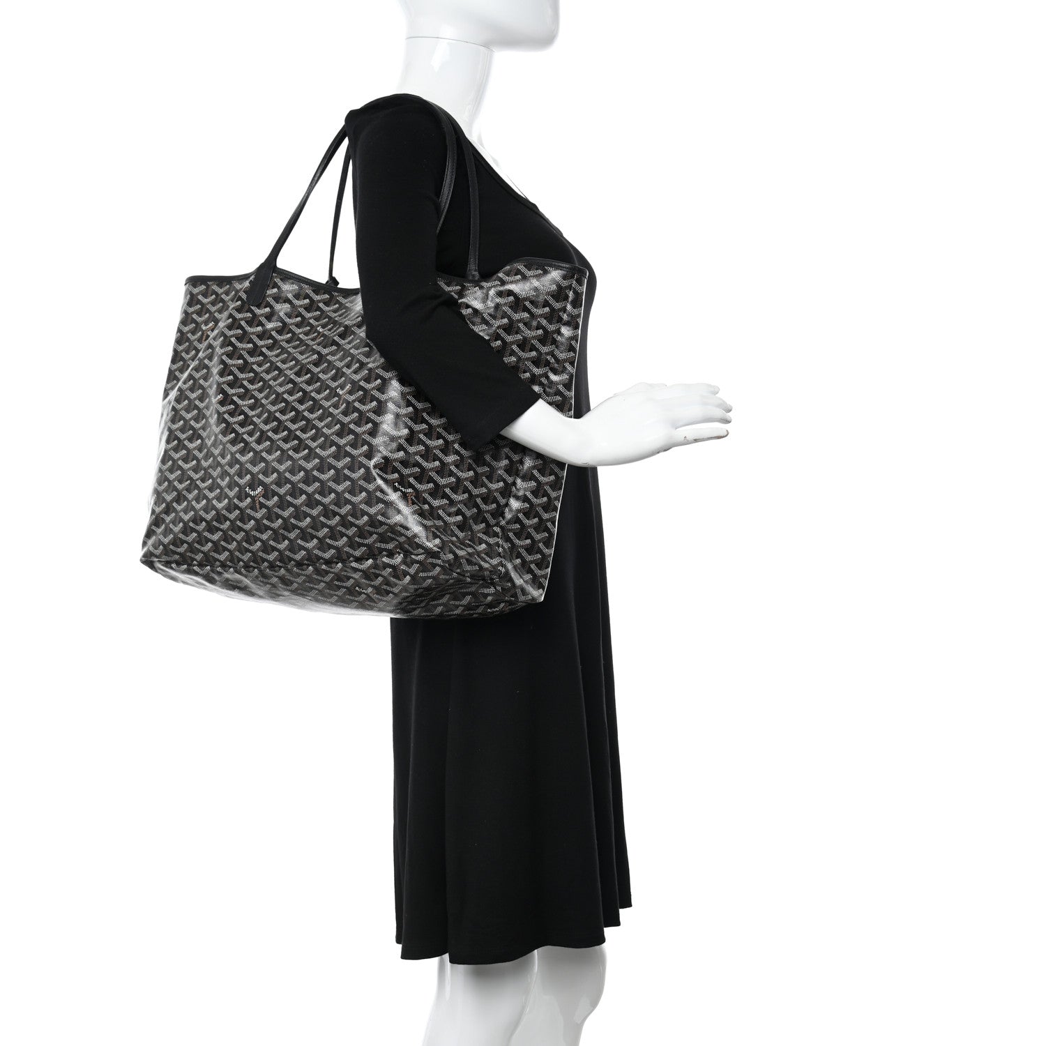 Goyard Goyardine Saint Louis GM Black 2 of 9