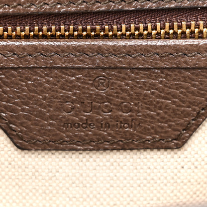 Gucci Monogram Jumbo GG Textured Dollar Calfskin Web Small Bamboo 1947 Top Handle Bag Camel Ebony New Acero 7 of 10