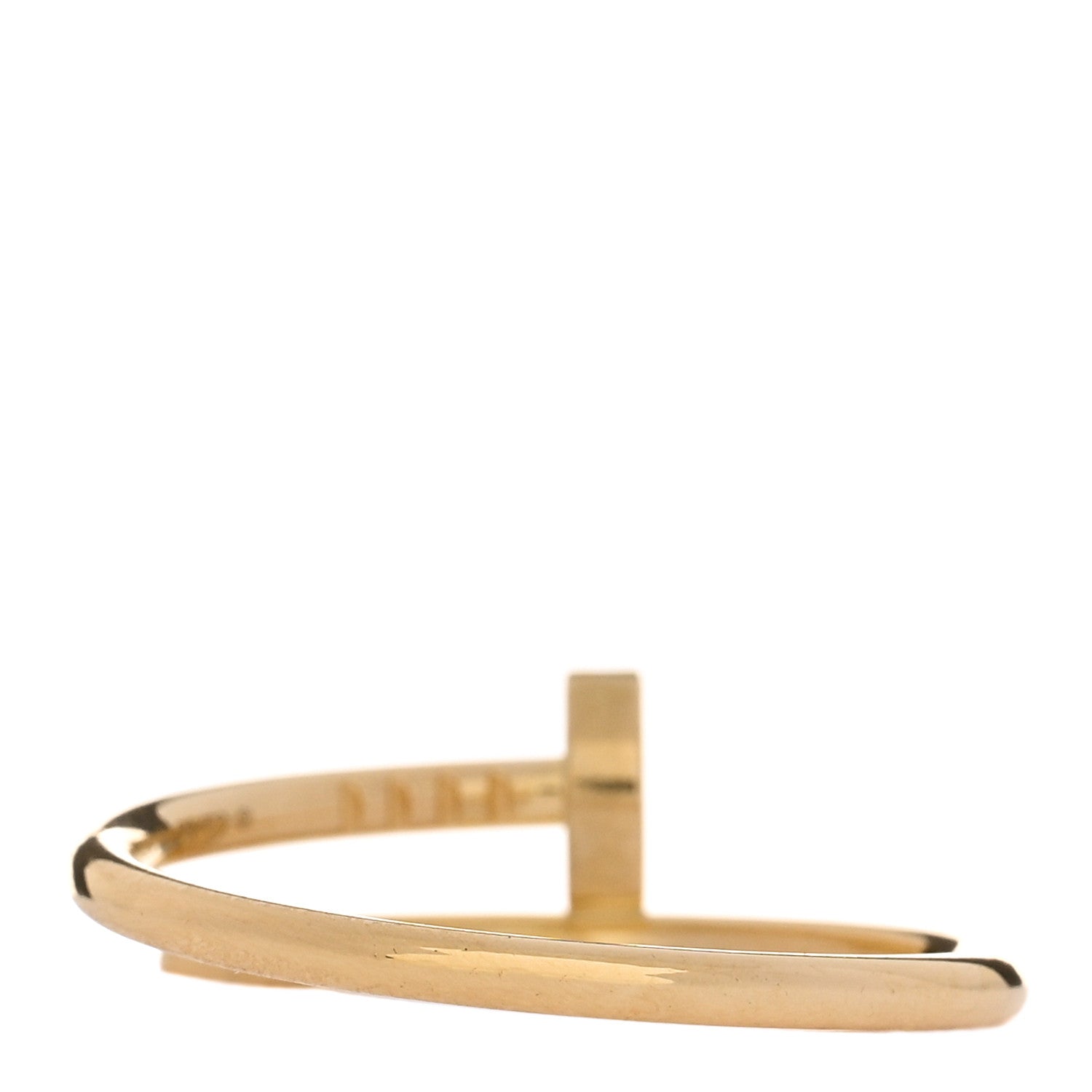 Cartier 18K Yellow Gold Small Juste Un Clou Ring 60 9 3 of 6