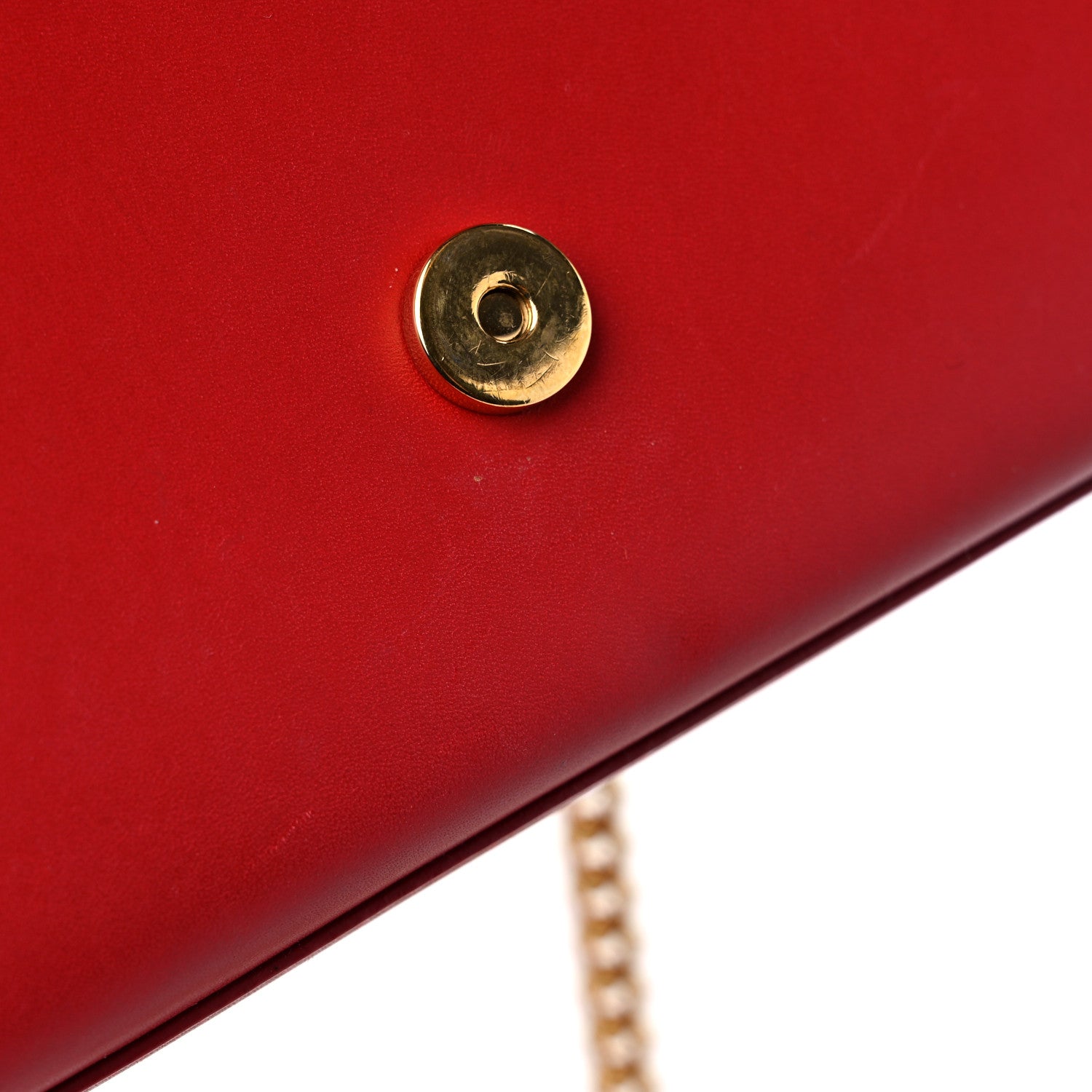 Saint Laurent Calfskin Small Classic Monogram Kate Tassel Satchel Red 10 of 13