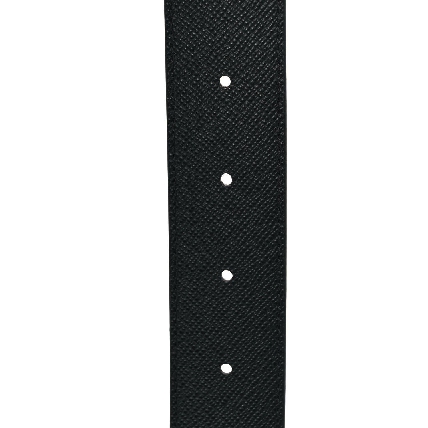 Louis Vuitton Calfskin Monogram 30mm LV Initiales Reversible Belt 95 38 Black 4 of 4