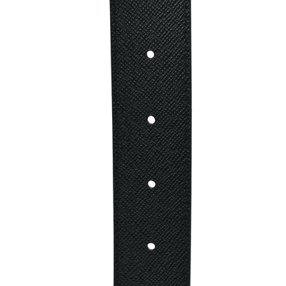 Louis Vuitton Calfskin Monogram 30mm LV Initiales Reversible Belt 95 38 Black 4 of 4