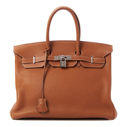 Hermes Togo Birkin 35 Gold 1 of 32
