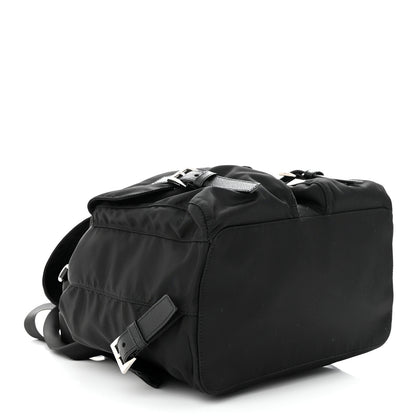 Prada Tessuto Nylon Saffiano Medium Backpack Black 5 of 12