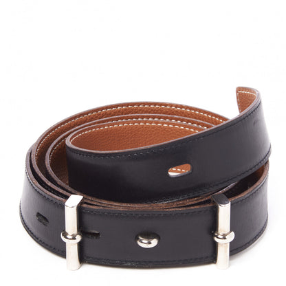 Hermes Box Togo 32mm Belt 105 Black Gold 4 of 5