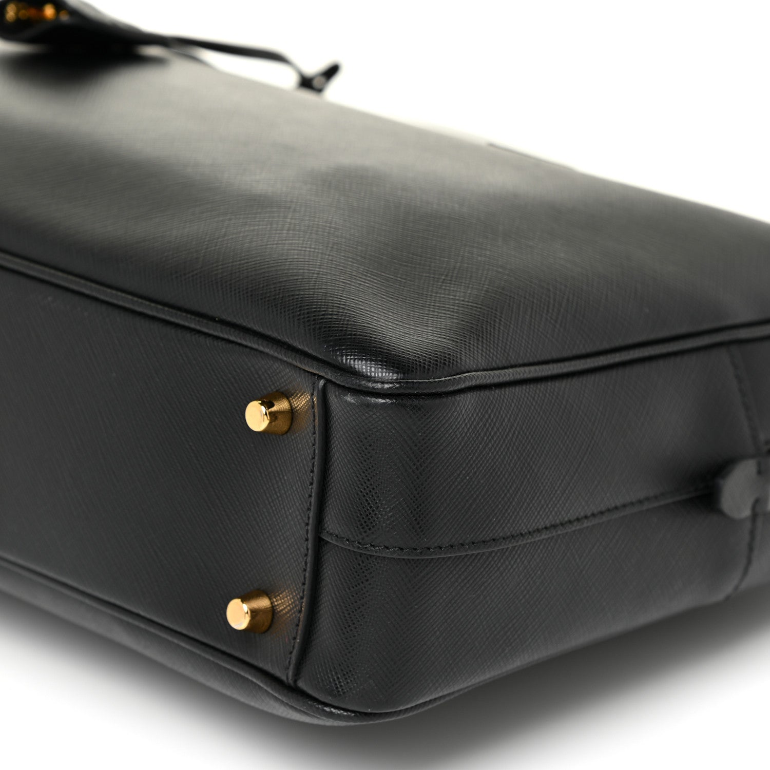 Prada Saffiano Lux Bauletto Black 6 of 13