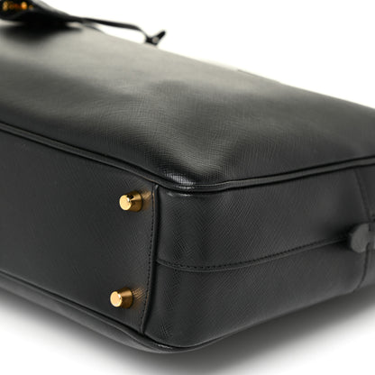 Prada Saffiano Lux Bauletto Black 6 of 13