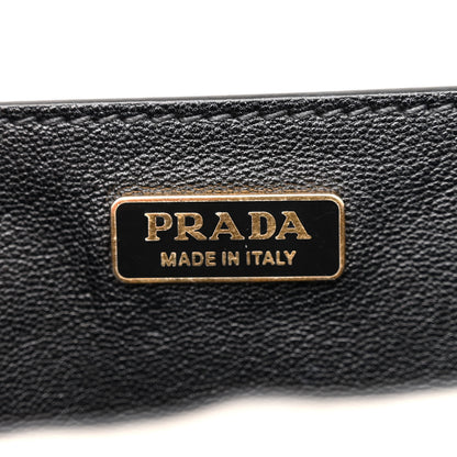Prada City Calf Saffiano Studded Cahier Bag Blue Fuoco 7 of 16