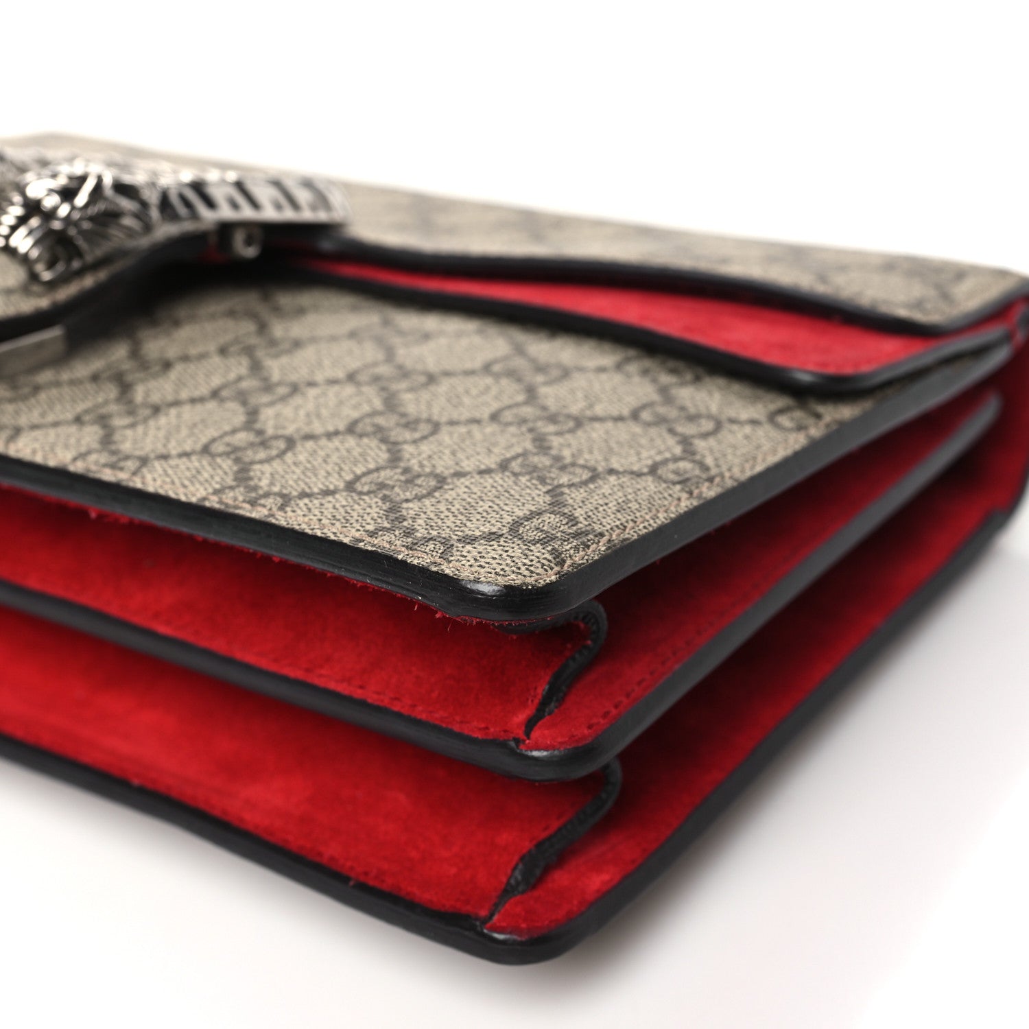 Gucci GG Supreme Monogram Small Dionysus Shoulder Bag Red 11 of 11