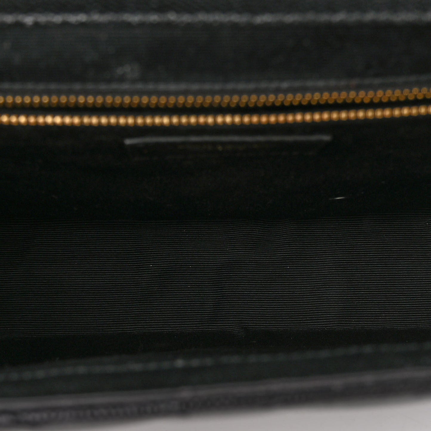 Grain De Poudre Matelasse Chevron Large Monogram Satchel Black