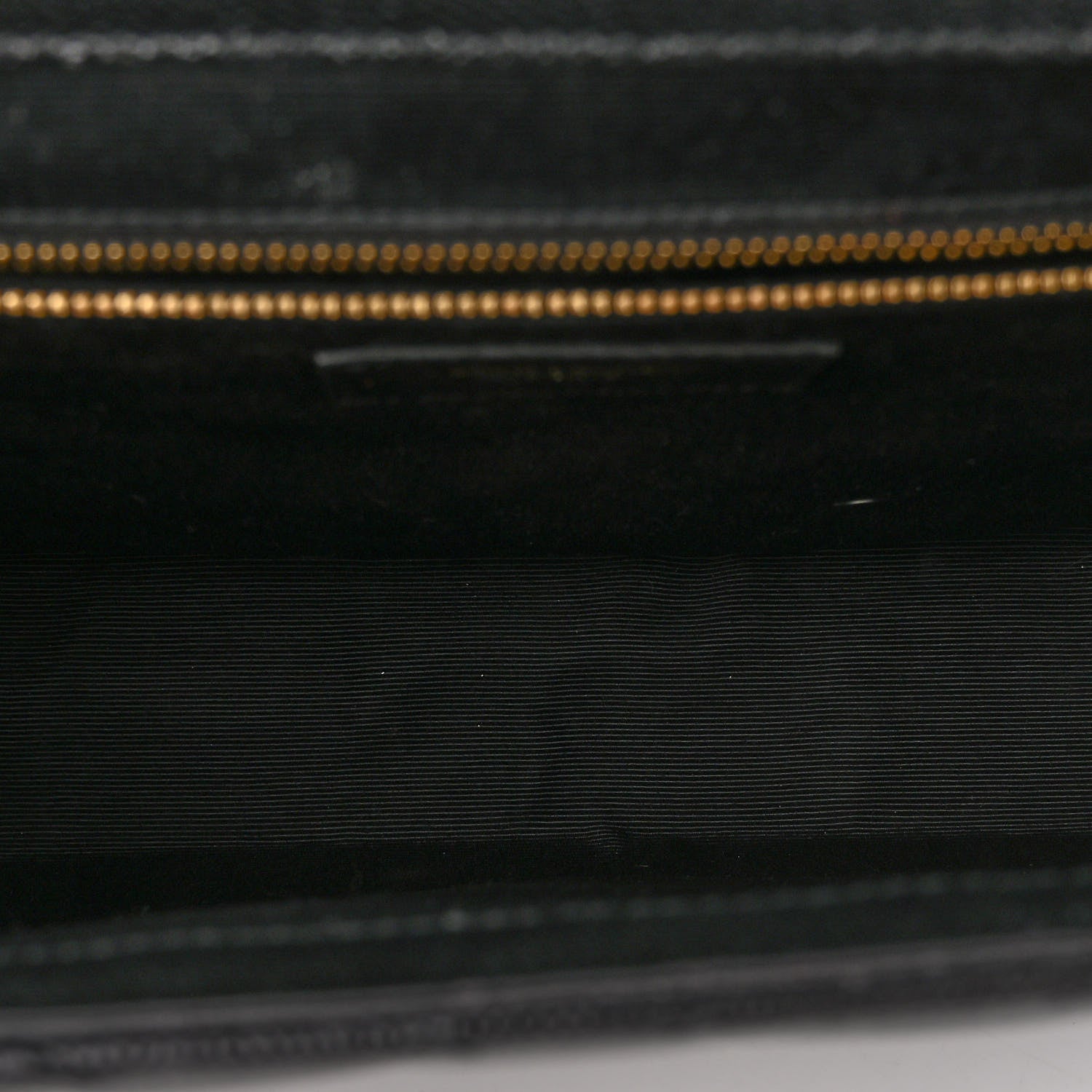 Saint Laurent Grain De Poudre Matelasse Chevron Large Monogram Satchel Black 5 of 10