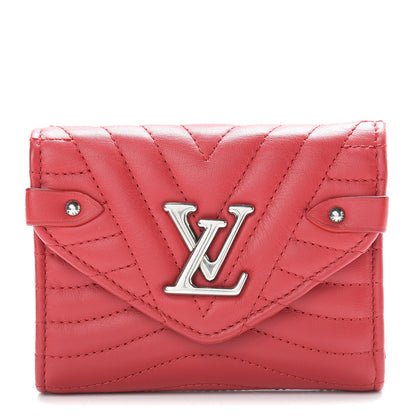 Louis Vuitton Calfskin New Wave Compact Wallet Rouge 1 of 8