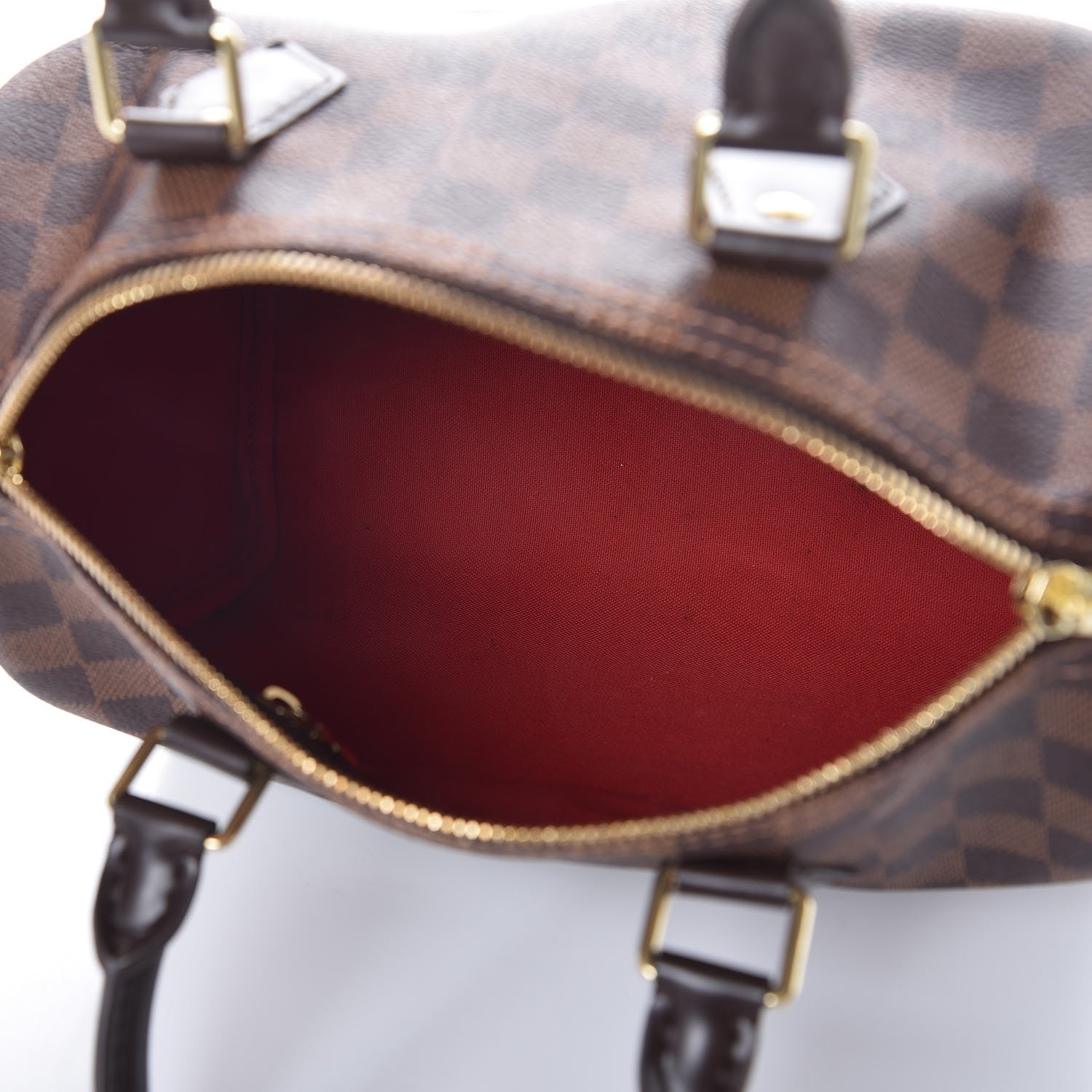 Louis Vuitton Damier Ebene Speedy Bandouliere 25 6 of 10