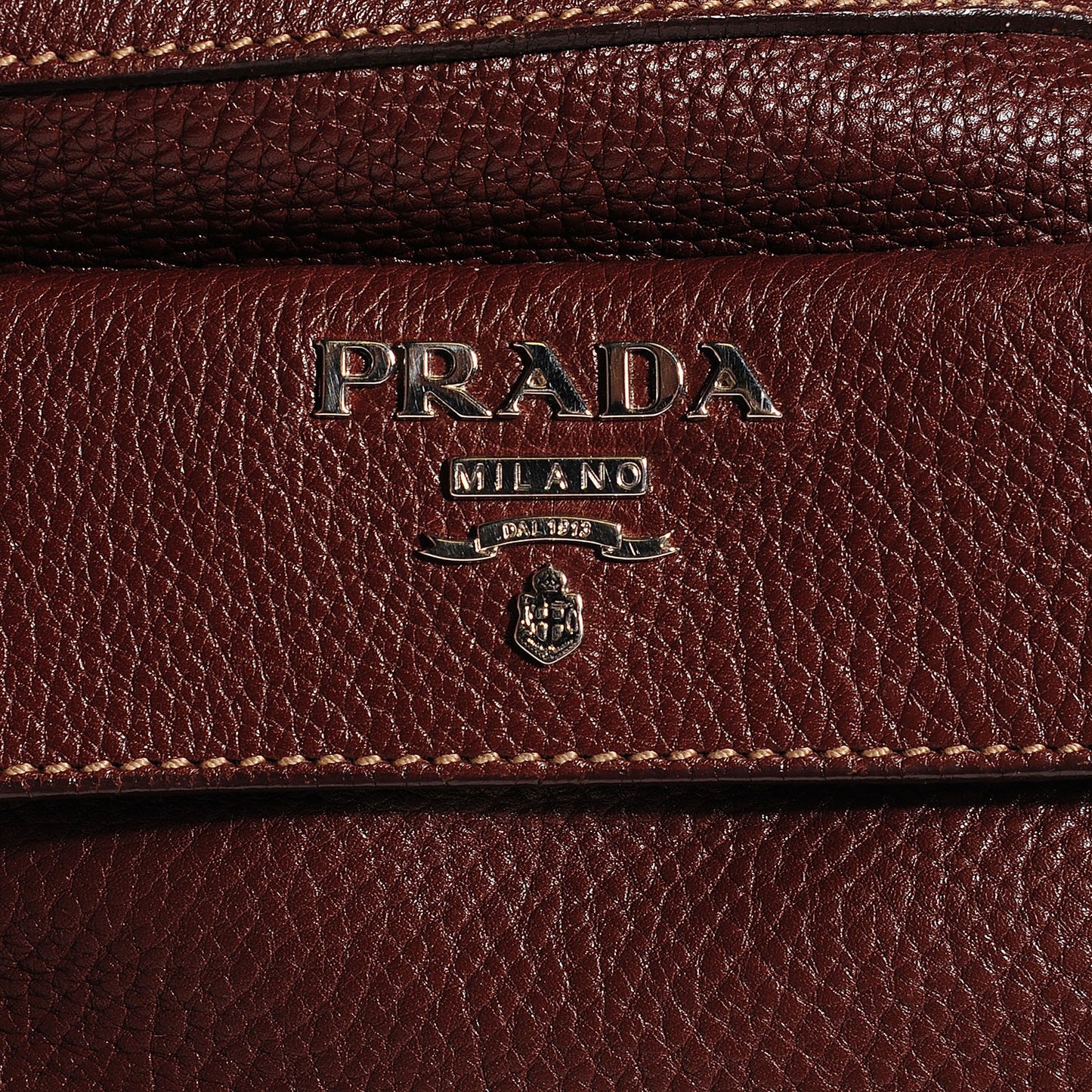 Vitello Daino Small Tote Bruciato