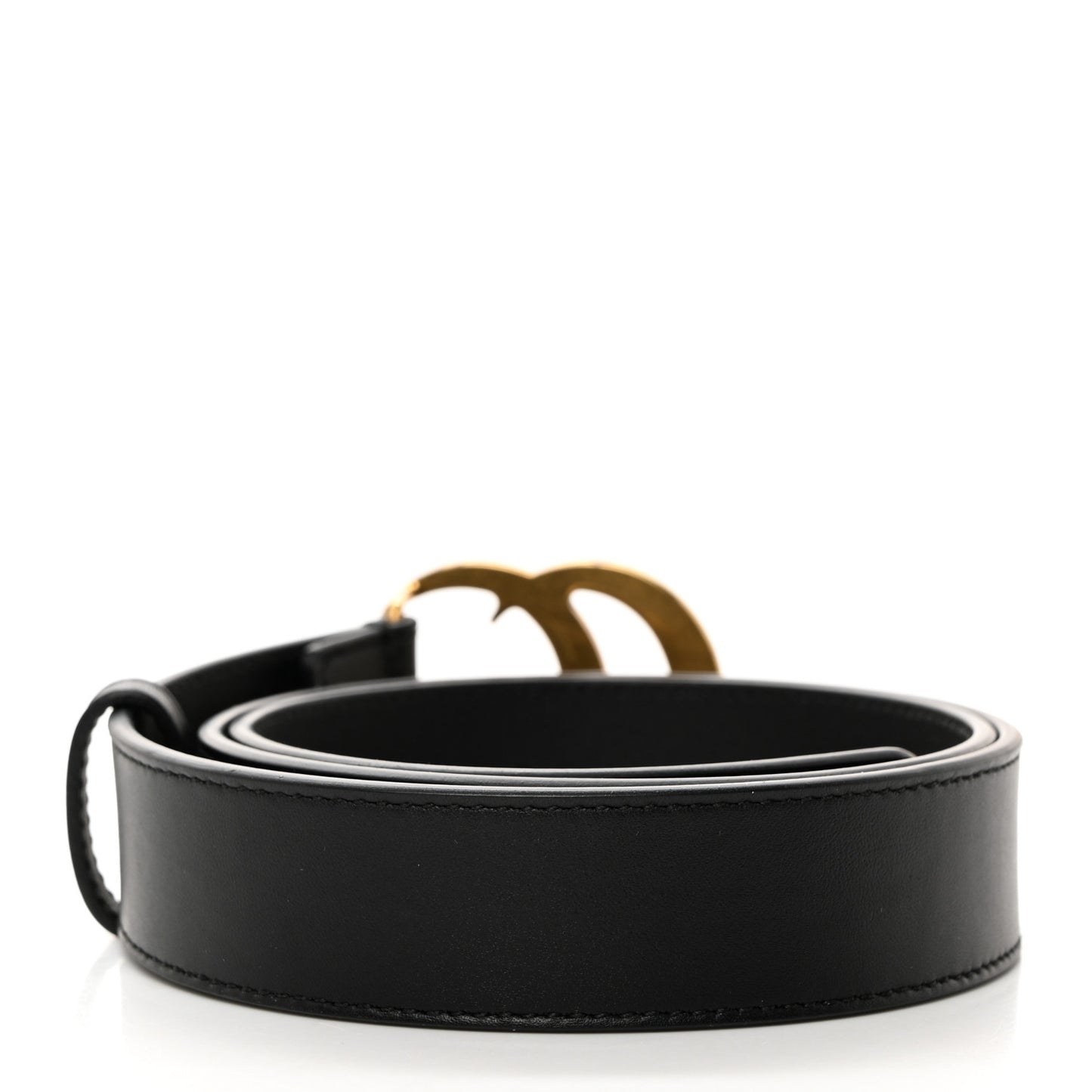 Calfskin Double G 30mm Belt 80 32 Black