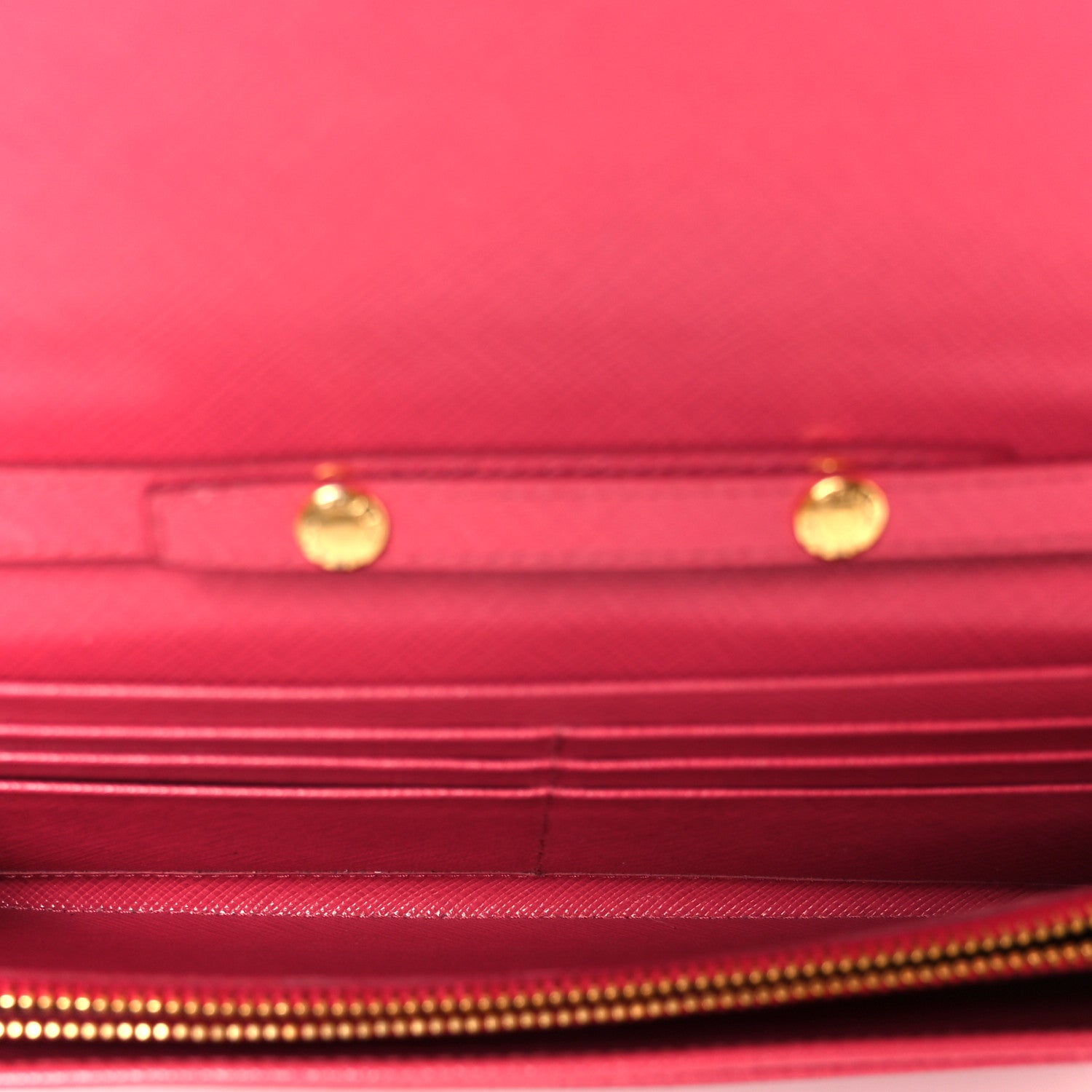 Prada Saffiano Wallet on Chain Peonia 9 of 17