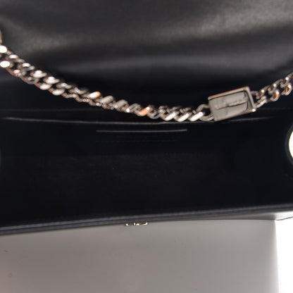 Saint Laurent Smooth Calfskin Medium Classic Monogram Kate Tassel Satchel Black 5 of 7