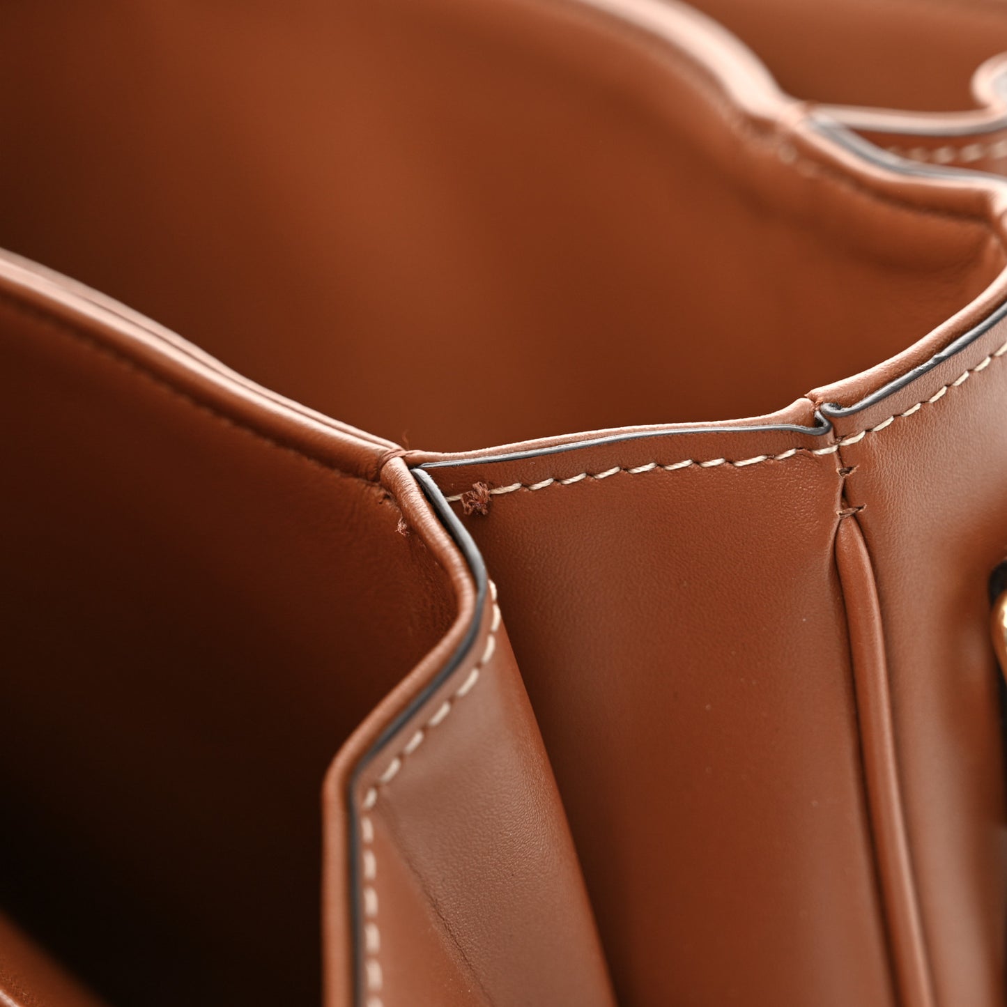 Triomphe Canvas Calfskin Medium Triomphe Bag Tan