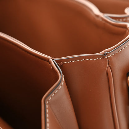 Celine Triomphe Canvas Calfskin Medium Triomphe Bag Tan 13 of 13