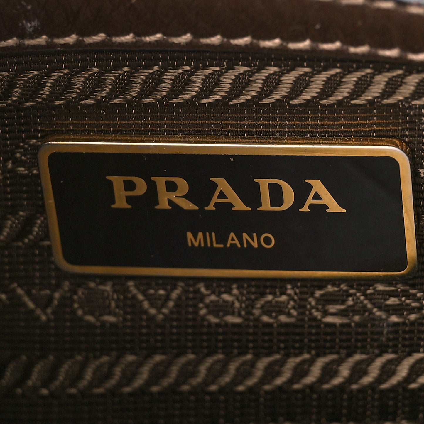 Jacquard Logo Flat Crossbody Bag Corda Bruciato