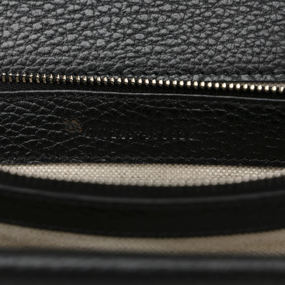 Gucci Pebbled Calfskin Small Dionysus Shoulder Bag Black 8 of 13