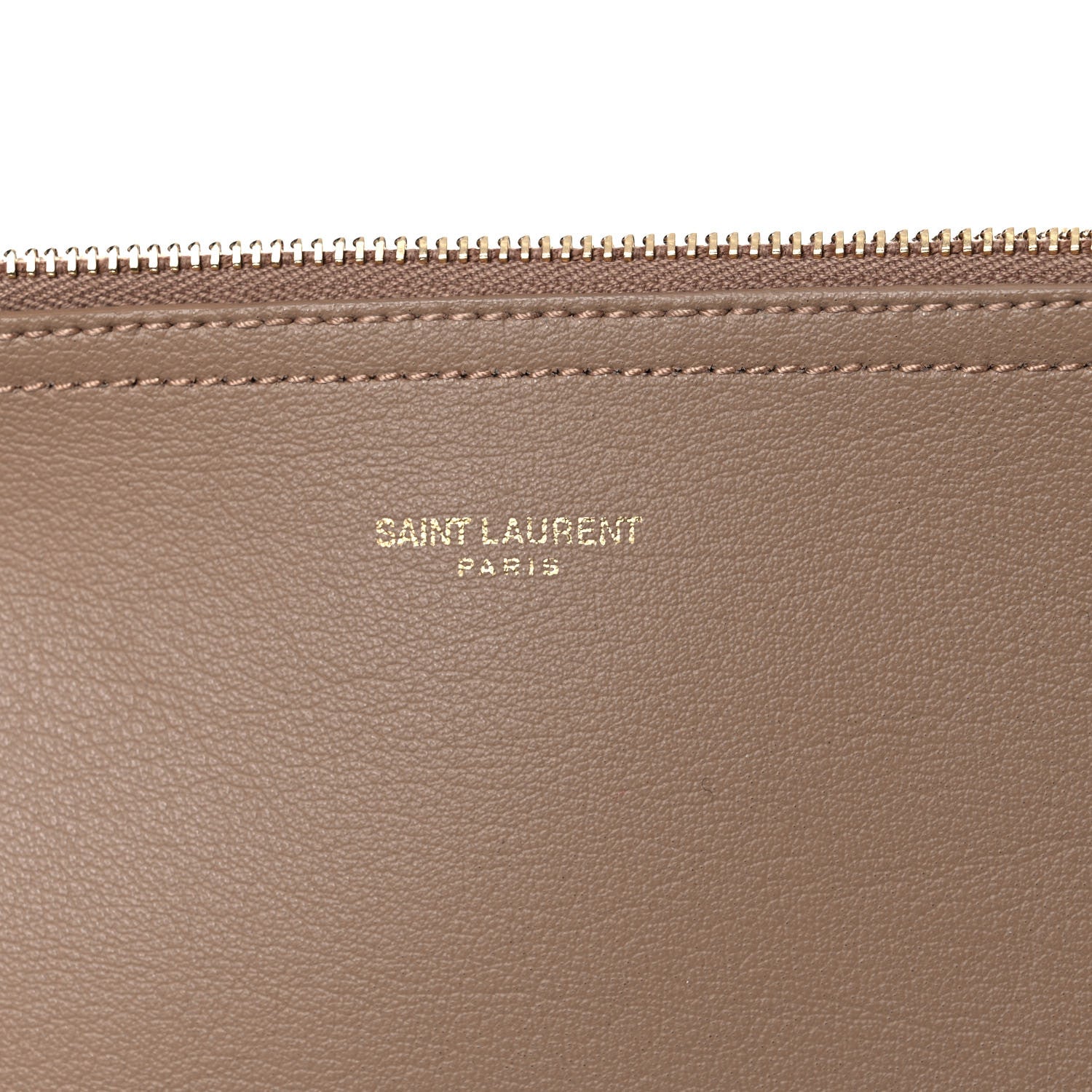 Saint Laurent Calfskin Large Shopping Tote Toffee 8 of 9