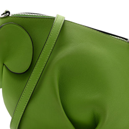 Loewe Calfskin Mini Elephant Crossbody Bag Apple Green 8 of 10