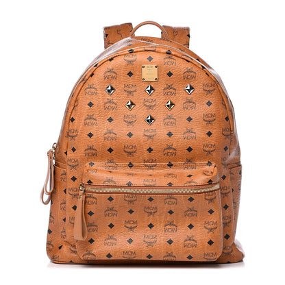 MCM Visetos Large Stark Backpack Cognac 1 of 12