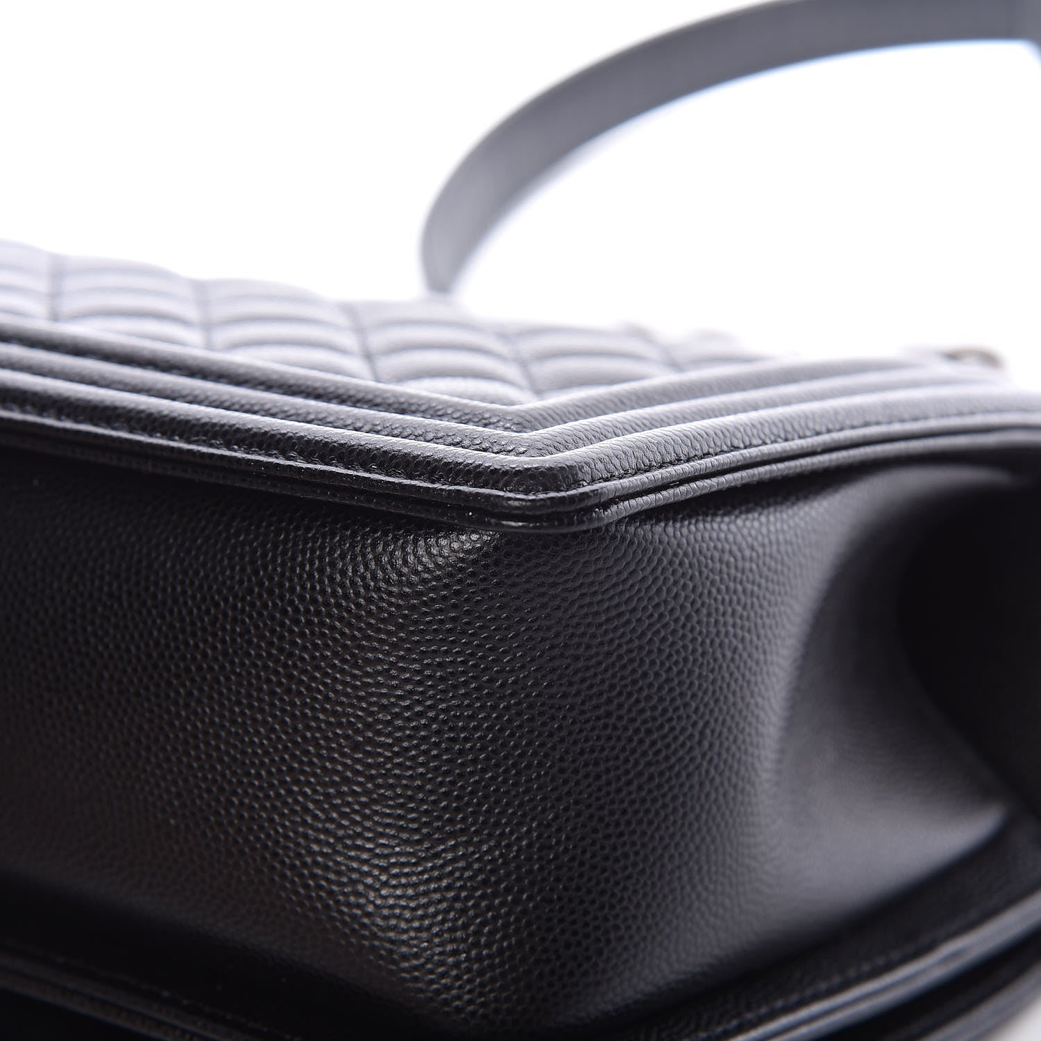 Chanel Caviar Quilted Medium Boy Flap Black 11 of 12