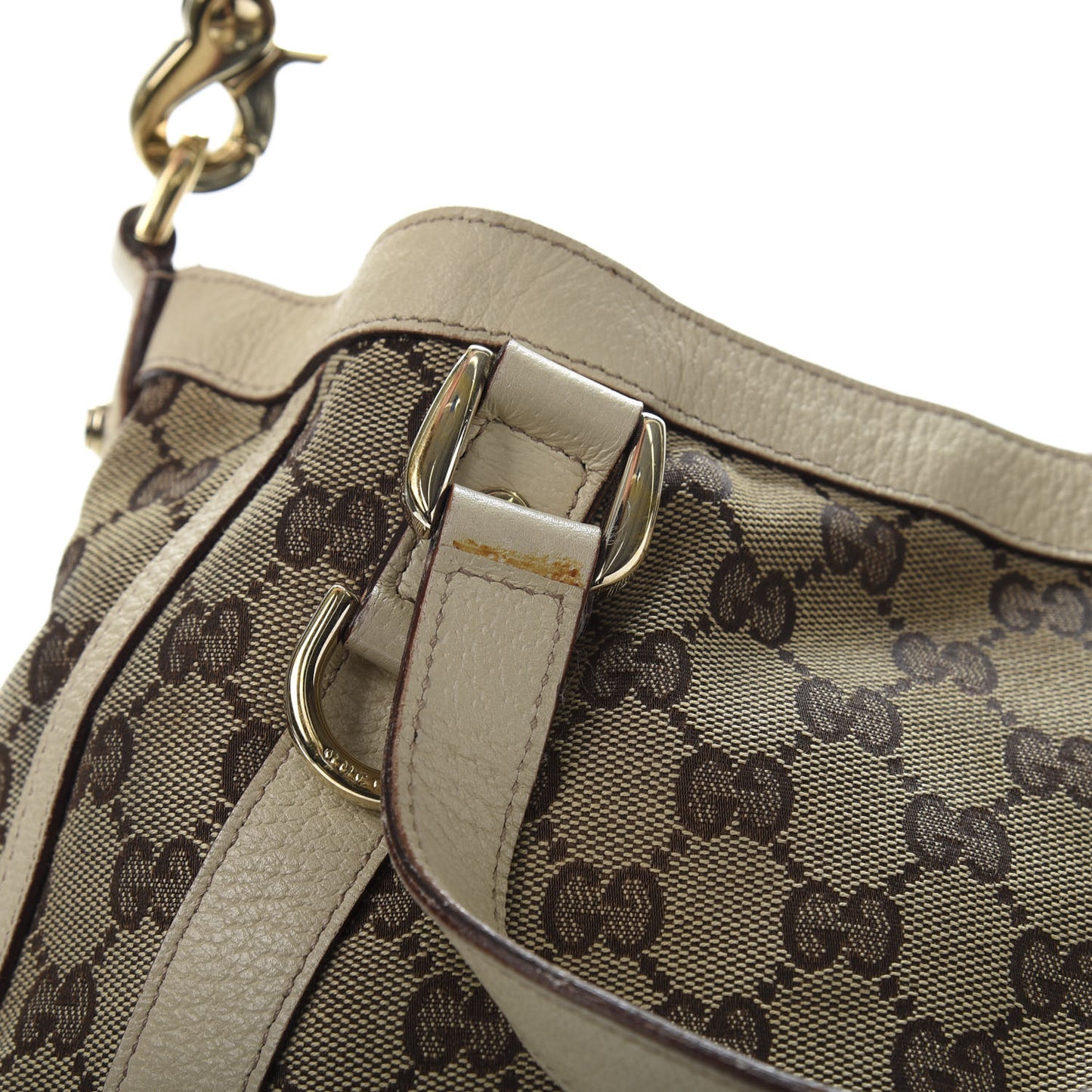Monogram Medium Abbey Convertible Tote Off White
