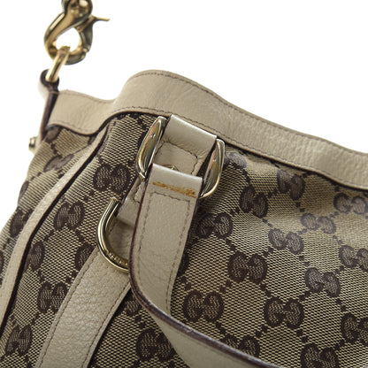 Gucci Monogram Medium Abbey Convertible Tote Off White 12 of 13