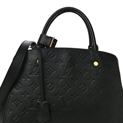 Louis Vuitton Empreinte Montaigne MM Black 7 of 9