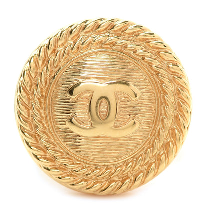 Chanel CC Ring 6.5 Gold 1 of 6