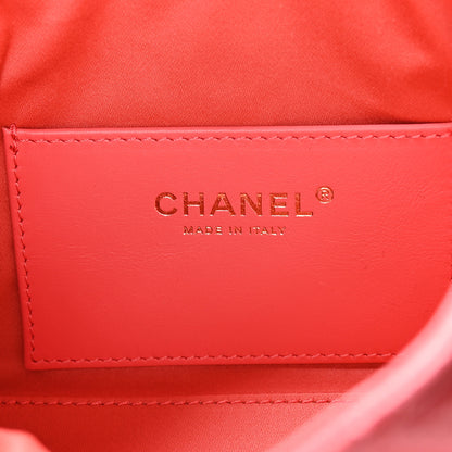 Chanel Caviar Quilted Mini Chanel 25 Handbag Coral 6 of 11